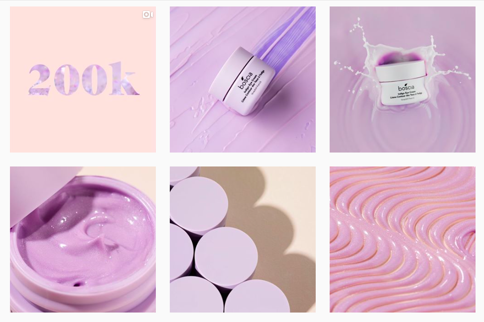 Have a look at #Boscia's eye-pleasing instagram feed and you'll feel you want to discover more. 