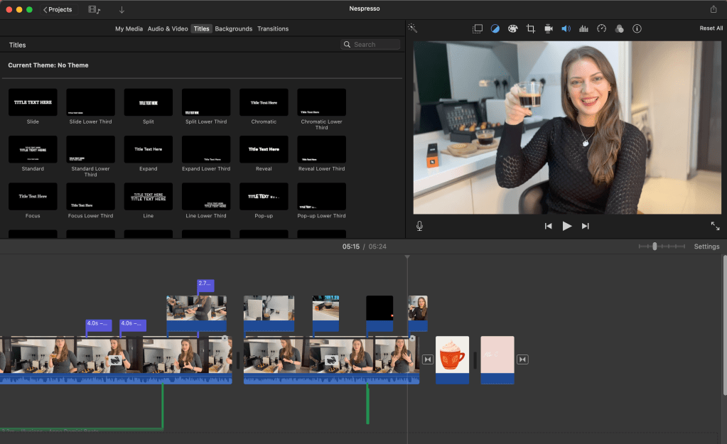 iMovie - free video editor for YouTube