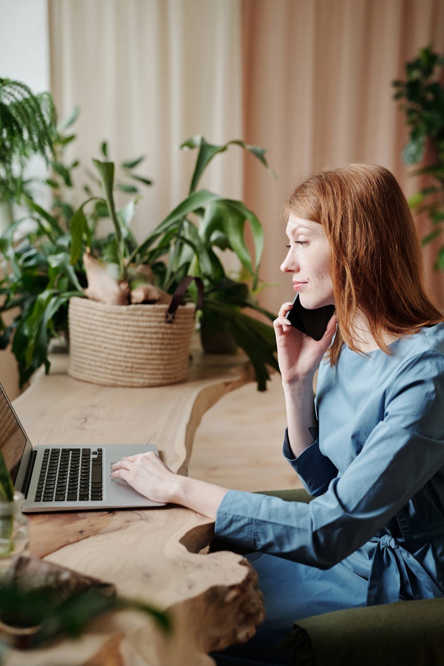 tech entrepreneur talking on a mobile phone