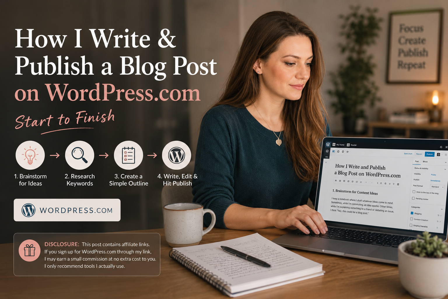 How I Write and Publish a Blog Post on WordPress.com (My Exact Workflow)